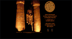 Desktop Screenshot of memphis-misraim.be