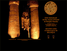 Tablet Screenshot of memphis-misraim.be